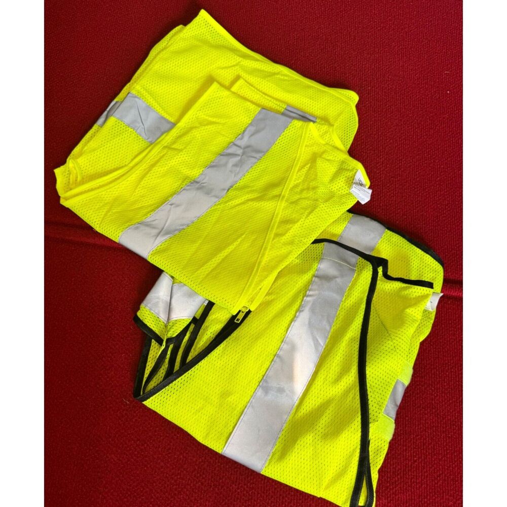 3M & HDX High Visibility Safety‎ Vests Reflective Strips One Size